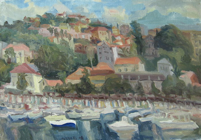 Peinture, Artiste-peintre, Herceg-Novi, front de mer