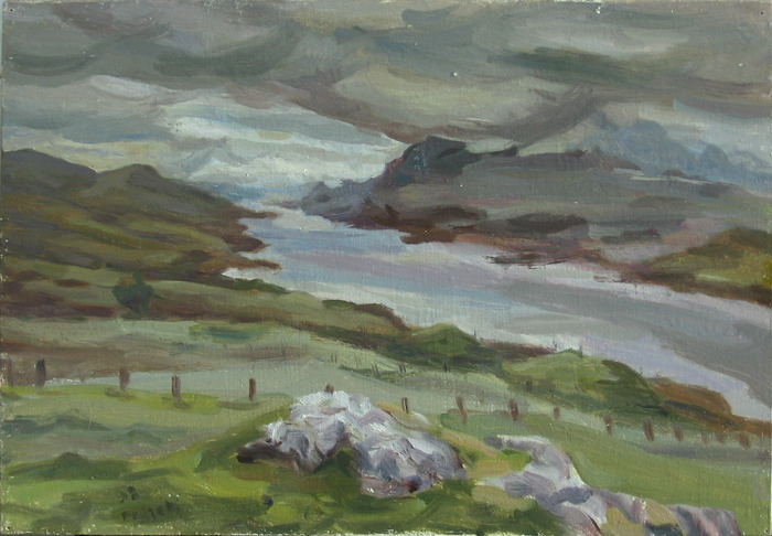 Peinture, Artiste-peintre, Loch Erisort, Harris
