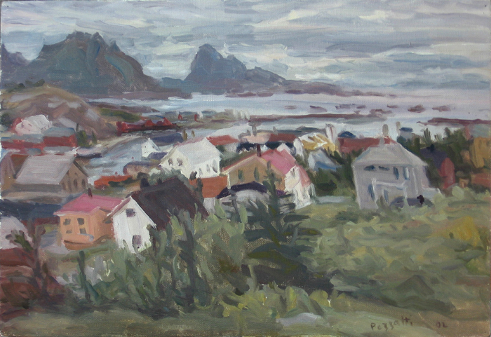 Peinture, Artiste-peintre, Ballstad ,Westvegoye, Lofoten
