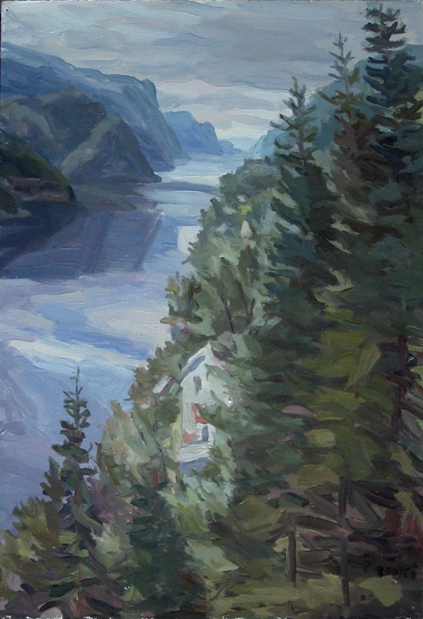 Peinture, Artiste-peintre, L'osterfjord vers Stamnes