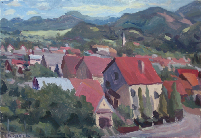 Peinture, Artiste-peintre, Liptovske osada, Slovaquie