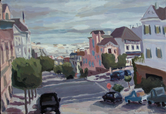 Peinture, Artiste-peintre, Divisadero-street pacific-heights